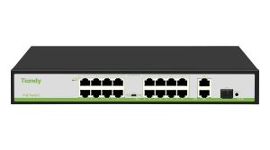 16-PoE 2-GE-Uplink 1-SFP Switch