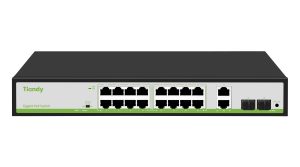 16-PoE 2-Uplink 2-SFP Gigabit Switch